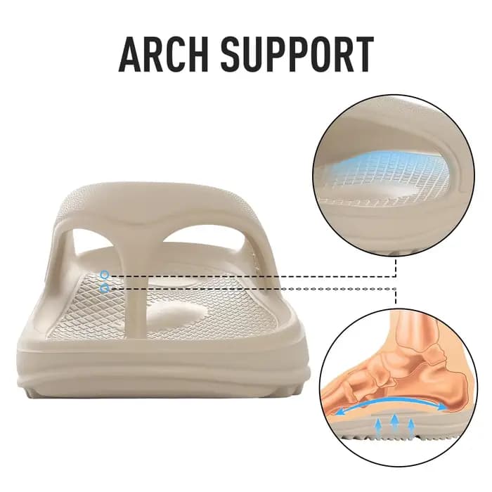 Evshine Pantoufles de soutien de la voûte plantaire pour femme