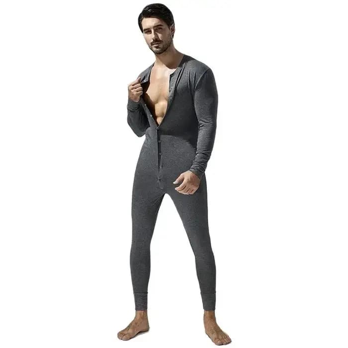 Pijama Hombre Sissy Body hommes Onesie corps Hombre combinaison une pièce pyjamas vêtements de nuit solide Ropa intérieur Hombre confortable
