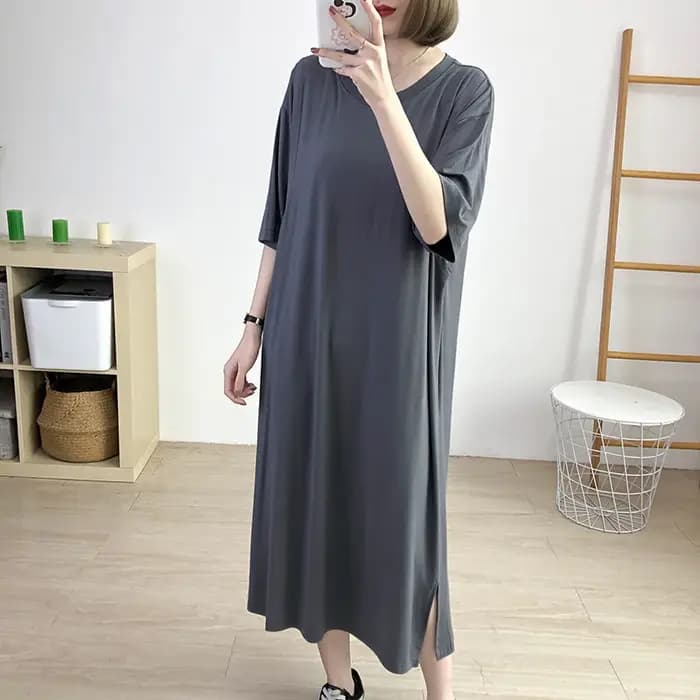 Pyjamas de maternité chemises de nuit d'allaitement été à manches courtes vêtements