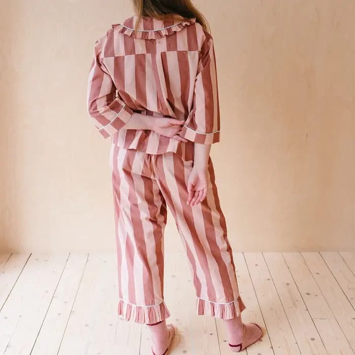Ensemble pyjama rayé pour femmes