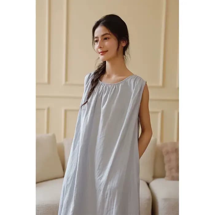 Vêtements de maison d'été en coton Double couche de gaze