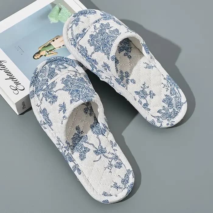 Pantoufles de maison en coton doux