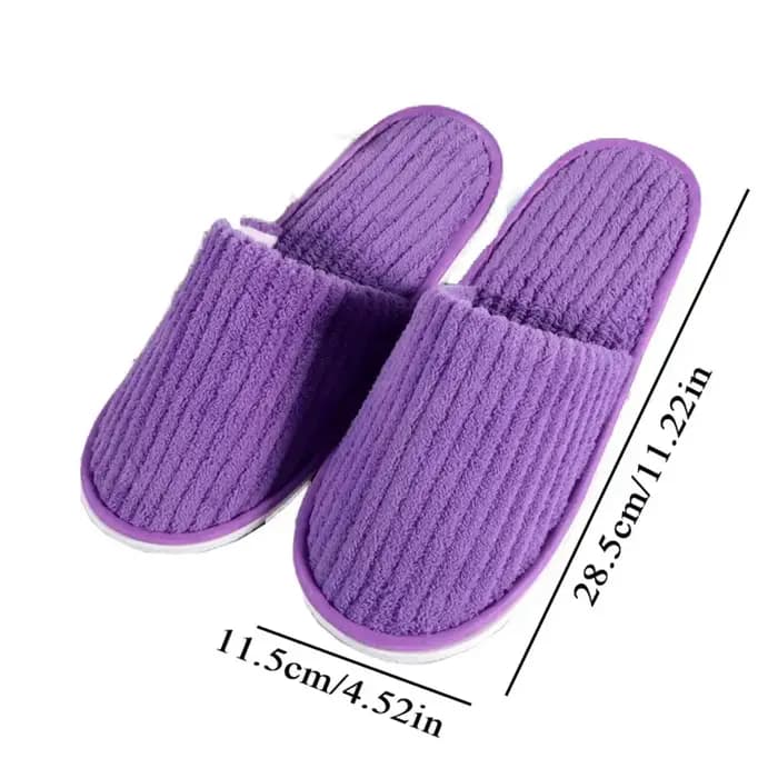 Pantoufles d'hôtel de voyage antidérapantes