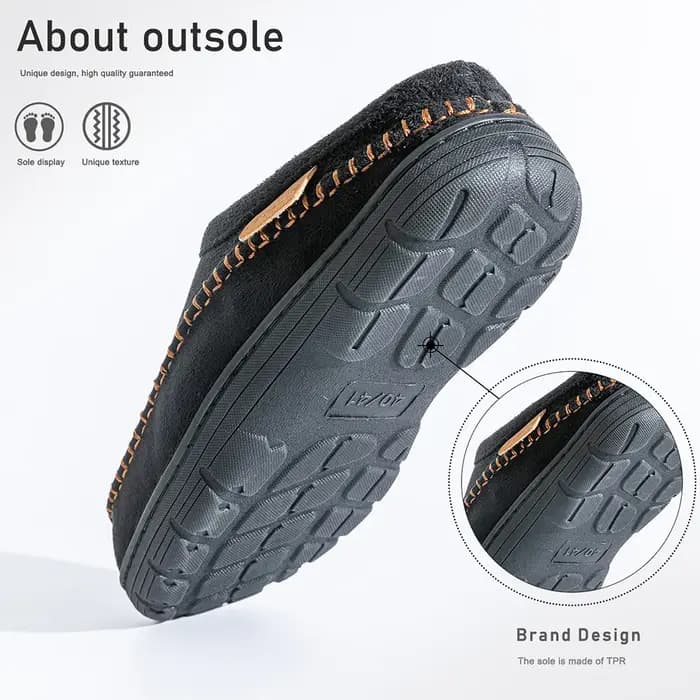 Pmoiste doux Faux daim maison pantoufles hommes confortable chaud coussin concepteur marque ligne salon chaussures sans lacet hiver intérieur