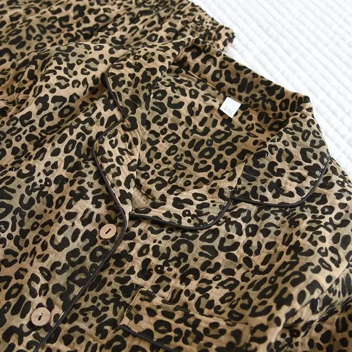 Ensemble de vêtements pyjama 3 pièces en coton pour femmes