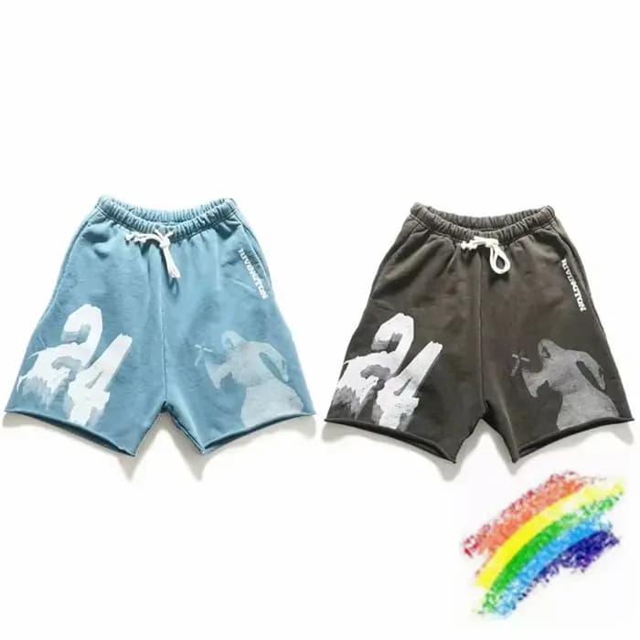 123 ENEMY Shorts hommes femmes meilleure qualité décontracté RRR 123 survêtement cordon culottes