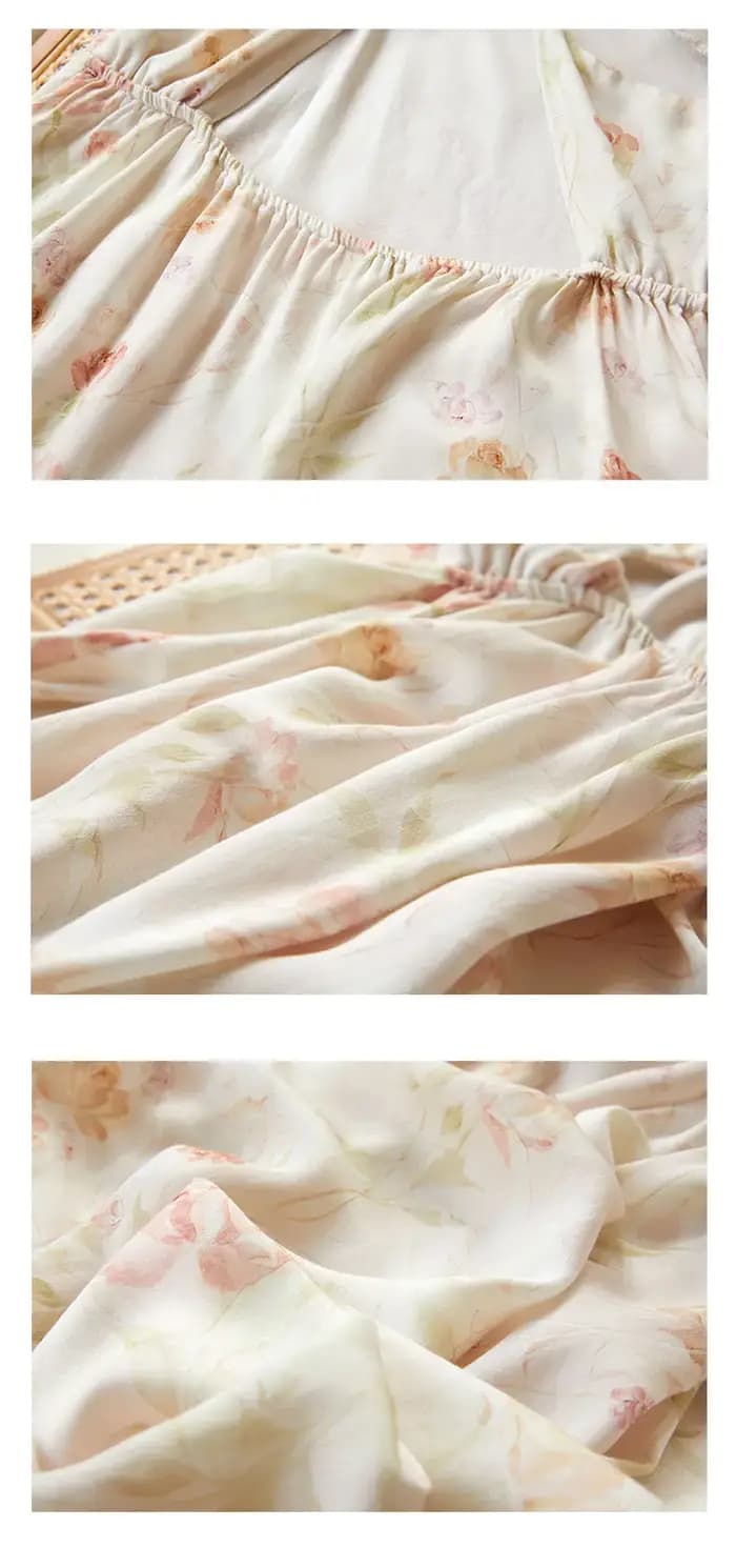 Robe de nuit en viscose de coton pour dames