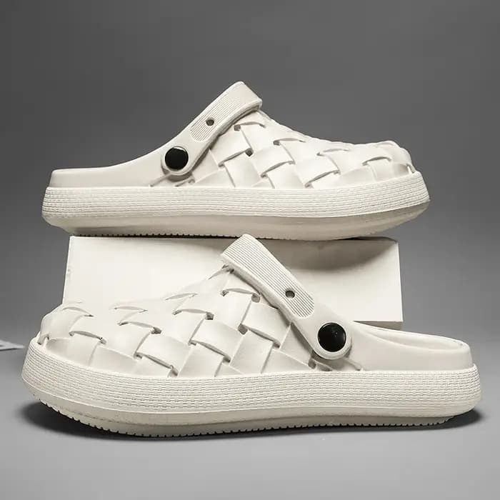 Été nouveaux hommes mode confortable doux lumière pantoufles décontractées sandales maison en plein air bord de mer