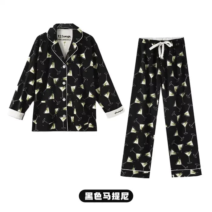 Ensemble pyjama 100% coton pour femme
