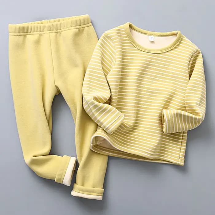 Ensemble de pyjama pour enfants doublé en peluche