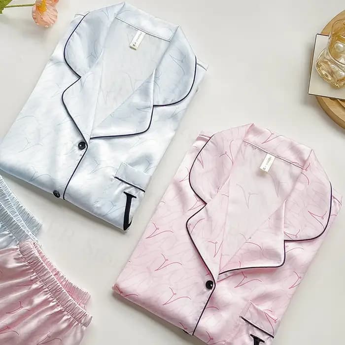 Pyjama léopard à manches longues pour femmes