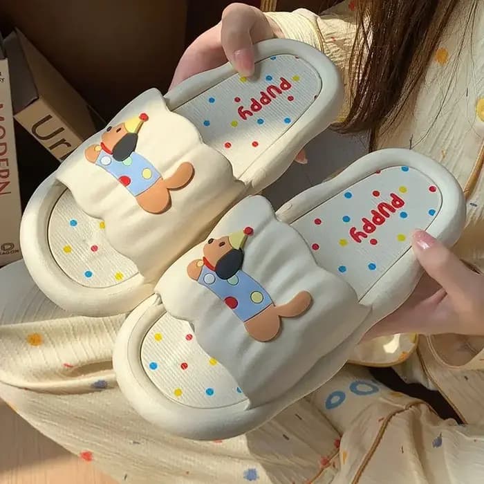 Chaussons Hot Dog Cartoon pour Femmes - Sandales d'été Douces Antidérapantes Intérieur/Extérieur