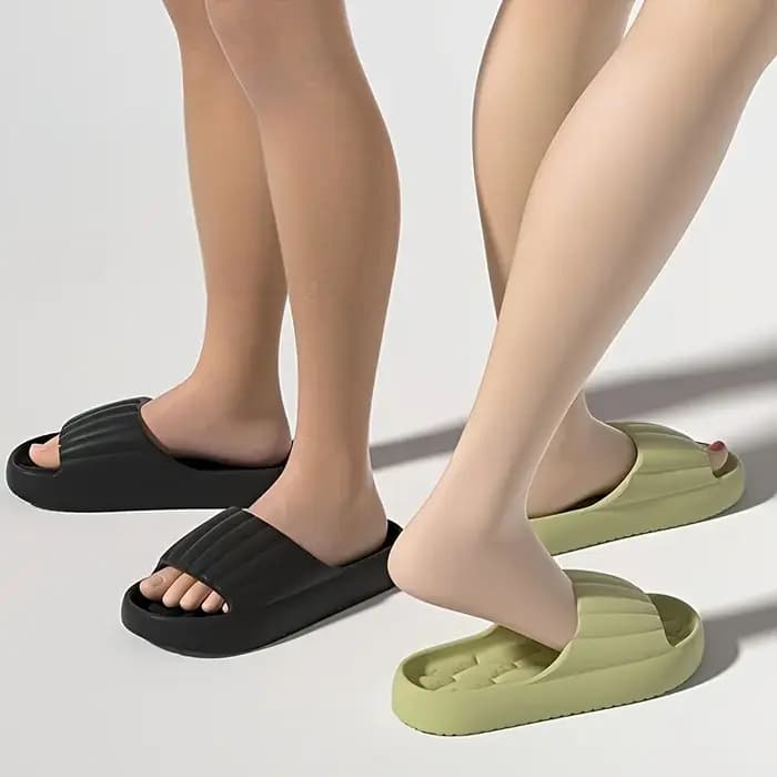 Pantoufles pantoufles coulissantes EVA pour femmes-chaussures de maison douces et confortables antidérapantes pour
