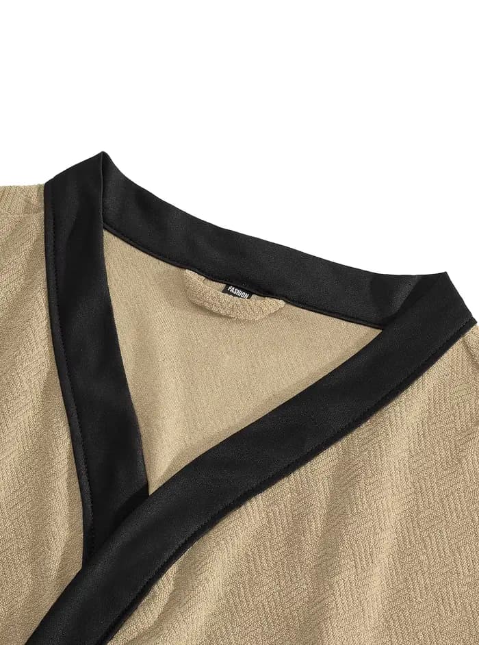 Peignoir pour homme à manches longues