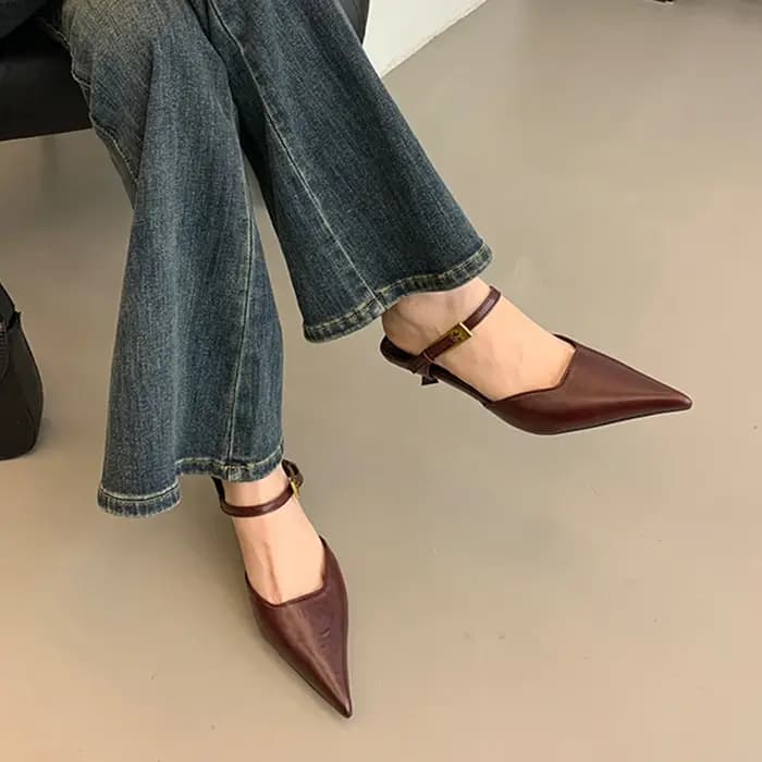 Été couverture orteil femmes pantoufles mode Singbacks Mules chaussures dames élégant talon mince décapant fête Sandalias