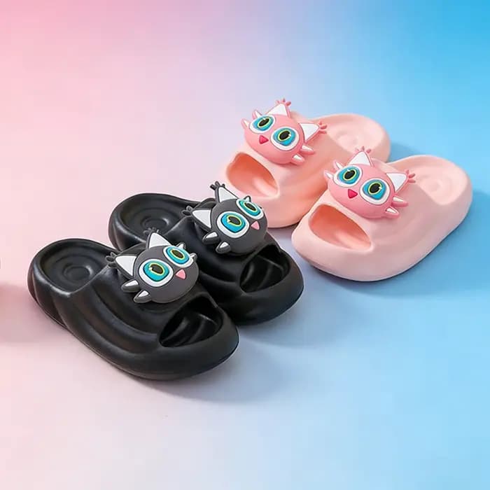 Chaussons 3D Monster Cat pour enfants en bas âge