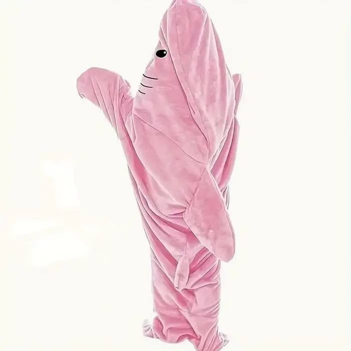 Pyjama Combinaison Requin Cartoon Confortable et Amusant avec Capuche