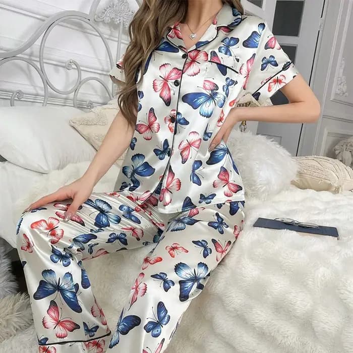 Pyjama imprimé chat mignon pour femmes