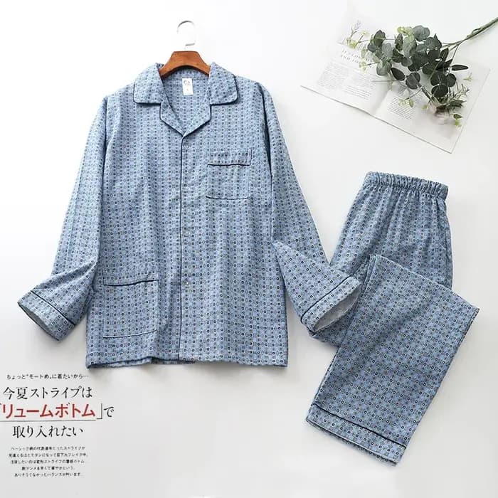 Ensemble de pyjama à manches longues pour hommes