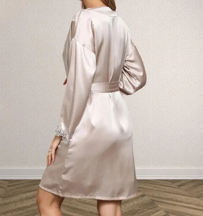 Mulberry-Ensemble de vêtements de nuit en dentelle