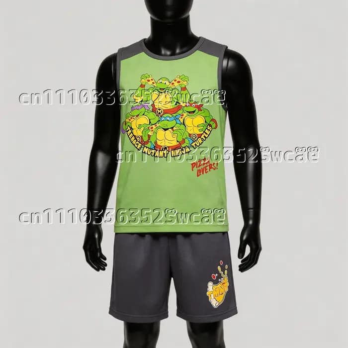 Nouveauté 2026 : Ensemble pyjama et gilet d'été sur le thème des Tortues Ninja de Bandai