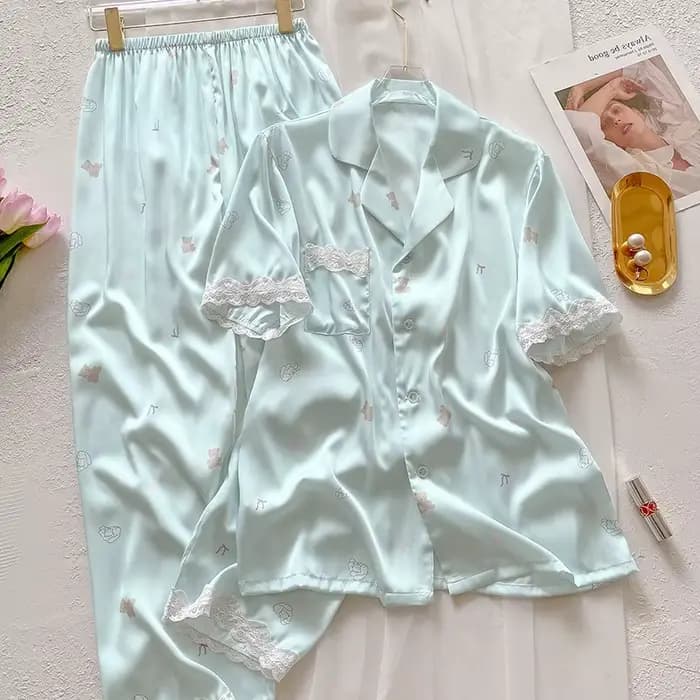Pyjama imprimé ours pour femme