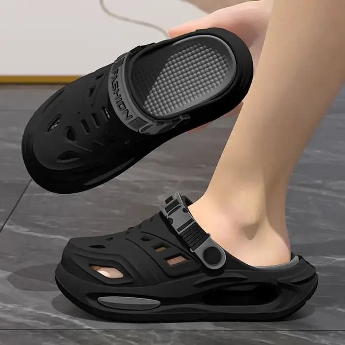 Chaussons d'été respirants et anti-odeur à semelle épaisse