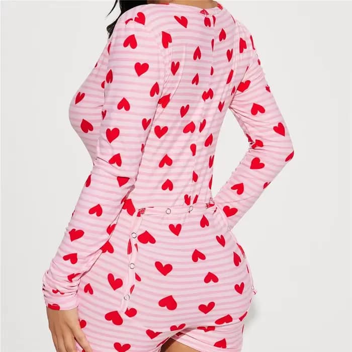 Combinaison de pyjama pour femmes pour la Saint-Valentin