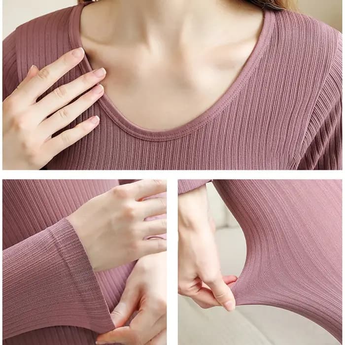 1 ensemble de sous-vêtements thermiques chauds