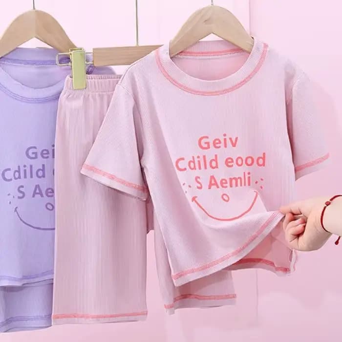 Ensembles Pyjama Garçon Enfant – Vêtements d'été pour Enfants – Tenues d'intérieur pour Élèves du Primaire