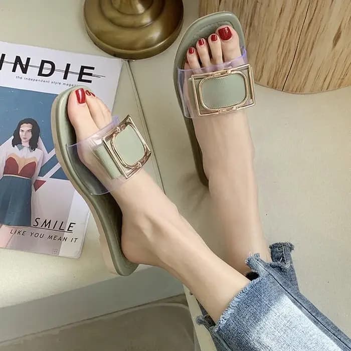 Pantoufle femme mignon été nouveau 2025 pantoufles bas plat confortable paillettes plage