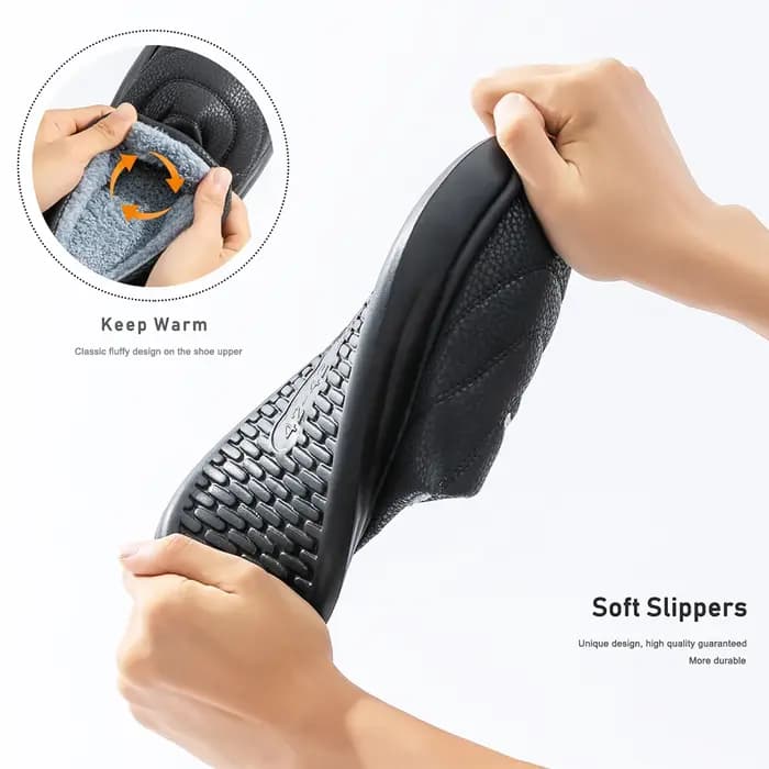 Pantoufle chaude pour hommes EVA mousse à mémoire de forme maison confortable coussin de créateur hiver chaussures d'intérieur de haute qualité