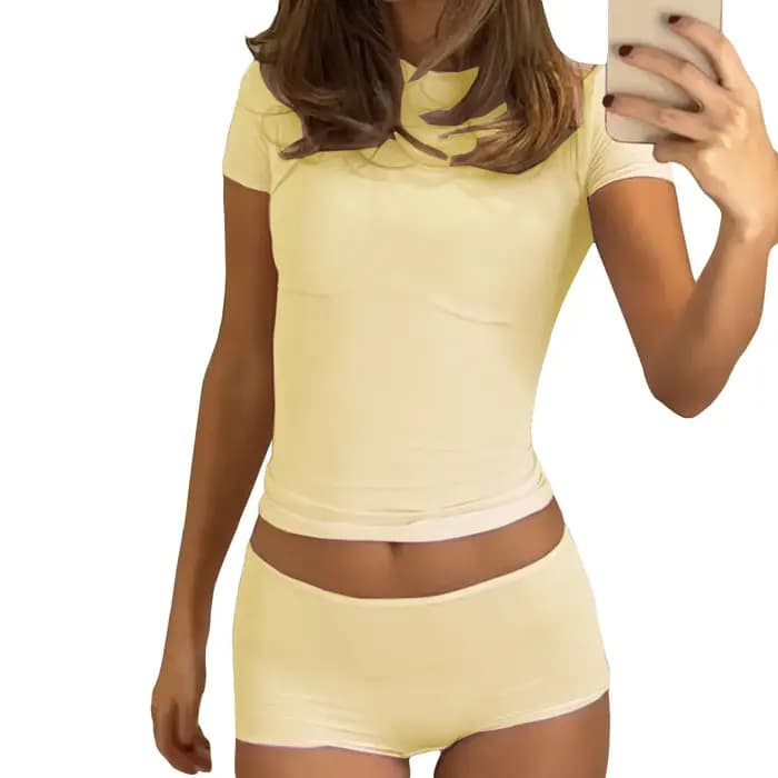Ensemble pyjama court pour femmes