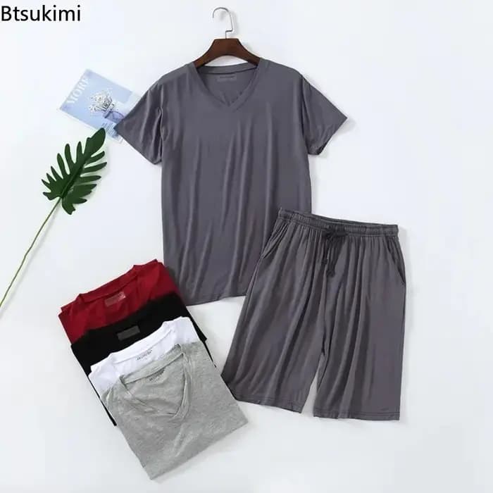 Ensembles de pyjamas d'été 2026 pour hommes en modal