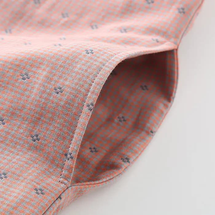 Chemise de nuit en gaze de coton mince pour femmes