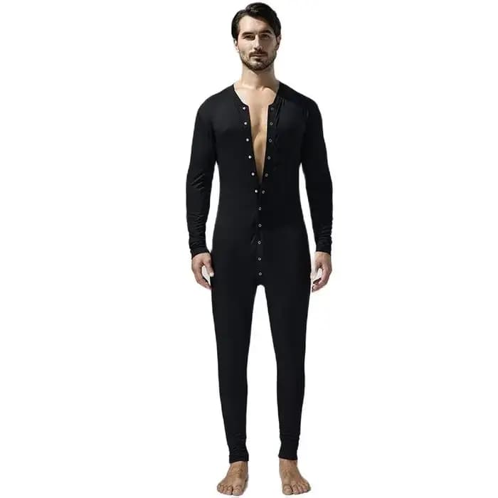 Pijama Hombre Sissy Body hommes Onesie corps Hombre combinaison une pièce pyjamas vêtements de nuit solide Ropa intérieur Hombre confortable