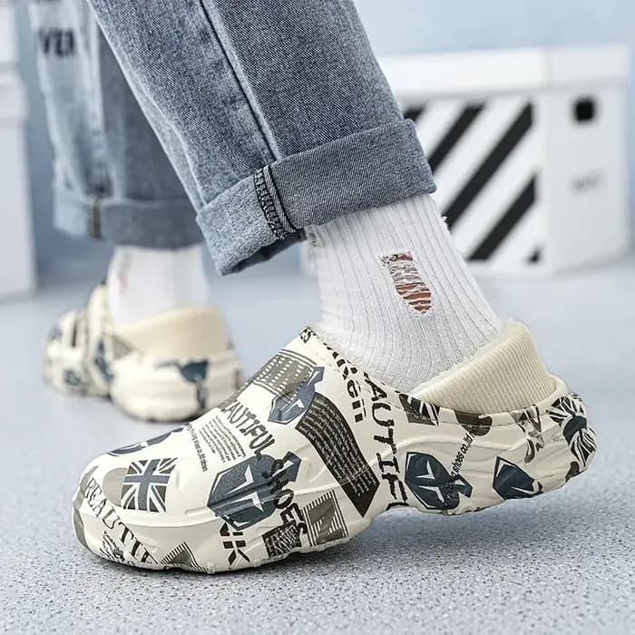 Pantoufles d'hiver en coton pour hommes et femmes