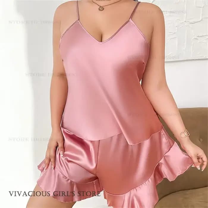 Ensemble de pyjamas pour femmes grandes tailles 3XL 4XL 5XL