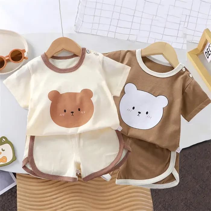Ensemble de vêtements pour bébé ours mignon