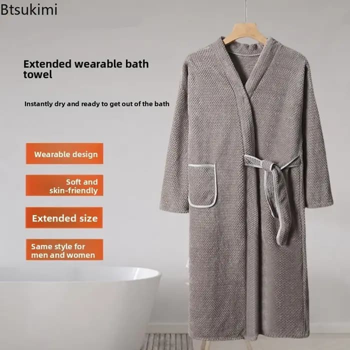 Peignoir en éponge, vêtements de nuit
