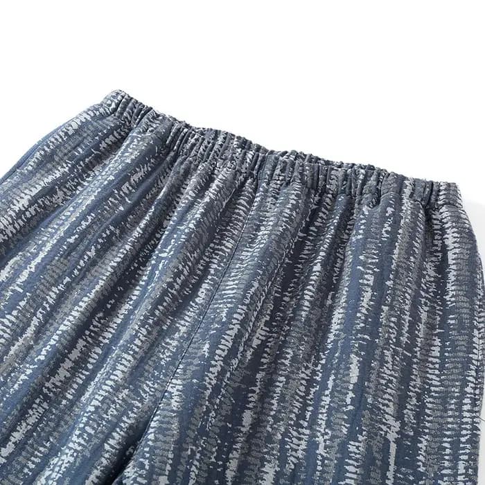 Ensembles deux pièces pyjamas pour hommes été à manches courtes vêtements de nuit en coton pyjama ensemble homme