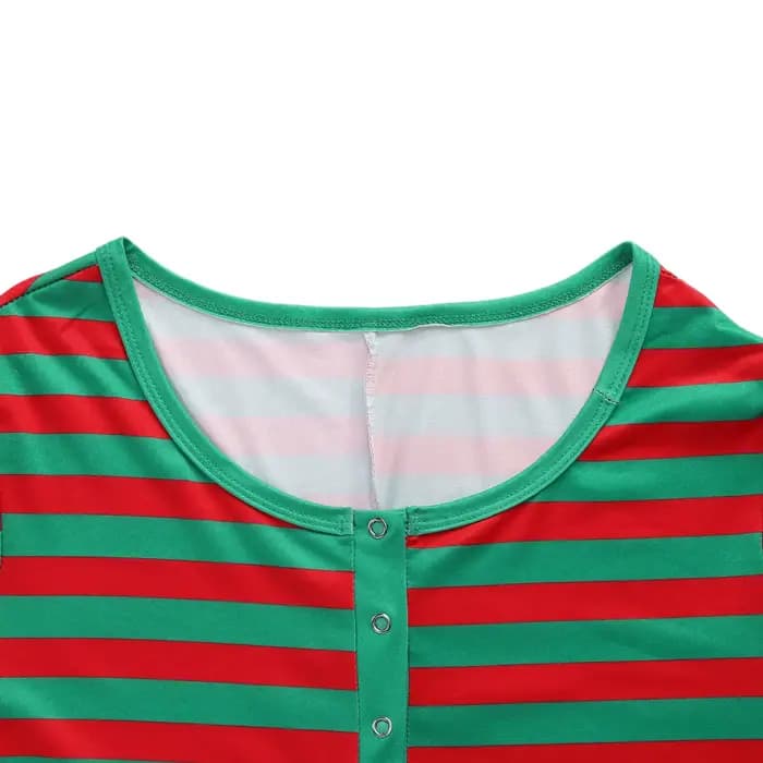 Barboteuses de pyjama sexy à imprimé rayé pour femmes