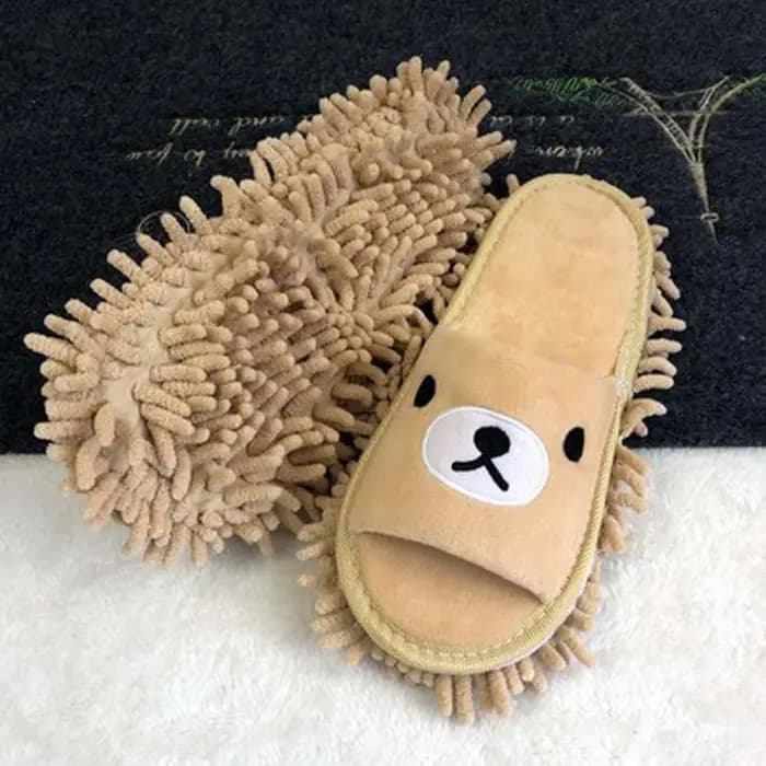 Couverture de pantoufles paresseuses, pantoufles de nettoyage épaisses, antidérapantes, chaussures e