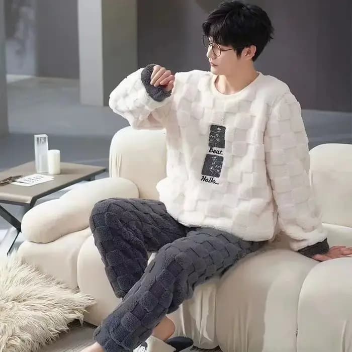 Vêtements de nuit Pyjamas pour hommes hiver