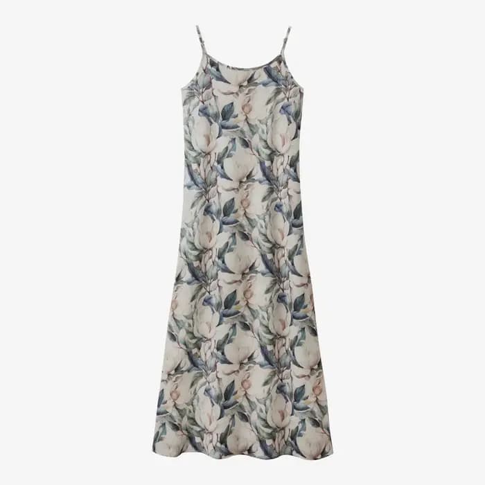Ensemble robe en satin élégante AS SS26 Luxe + haut en tricot pour femme