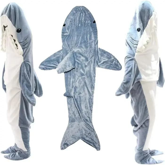 Combinaison de pyjama requin pour femme