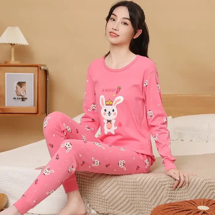 Pyjama en coton à manches longues pour adolescents