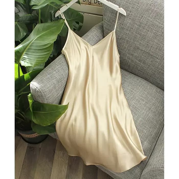 Real InjFull Sleeping Mini Robe pour Femme