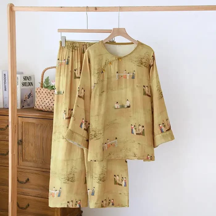 Vêtements de nuit en Fiber de bambou pour femmes