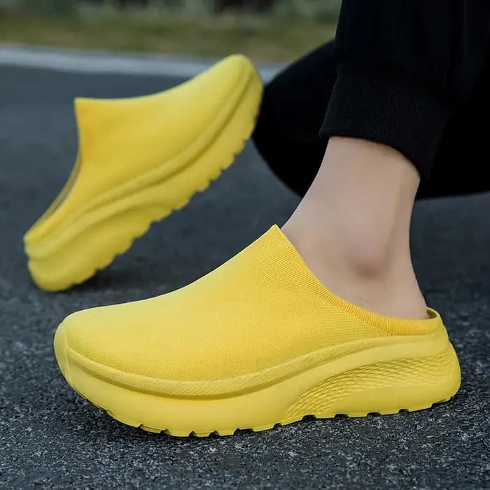 Demi-pantoufles chaudes pour hommes